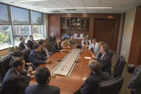 Meeting with ASU President Dr. Michael Crow
